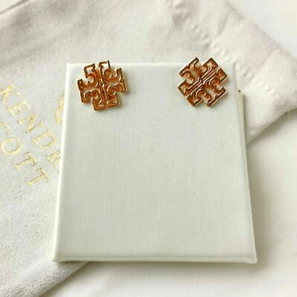 Tory Burch Jewelry - Nwot Tory Burch Rose Gold Earrings